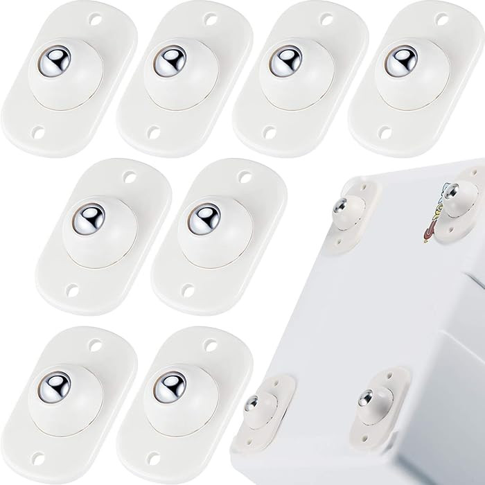 Honoson 8 Pcs Self Adhesive Caster Wheels Appliance Rollers Appliance Sliders for Kitchen 360° S... | Amazon (US)