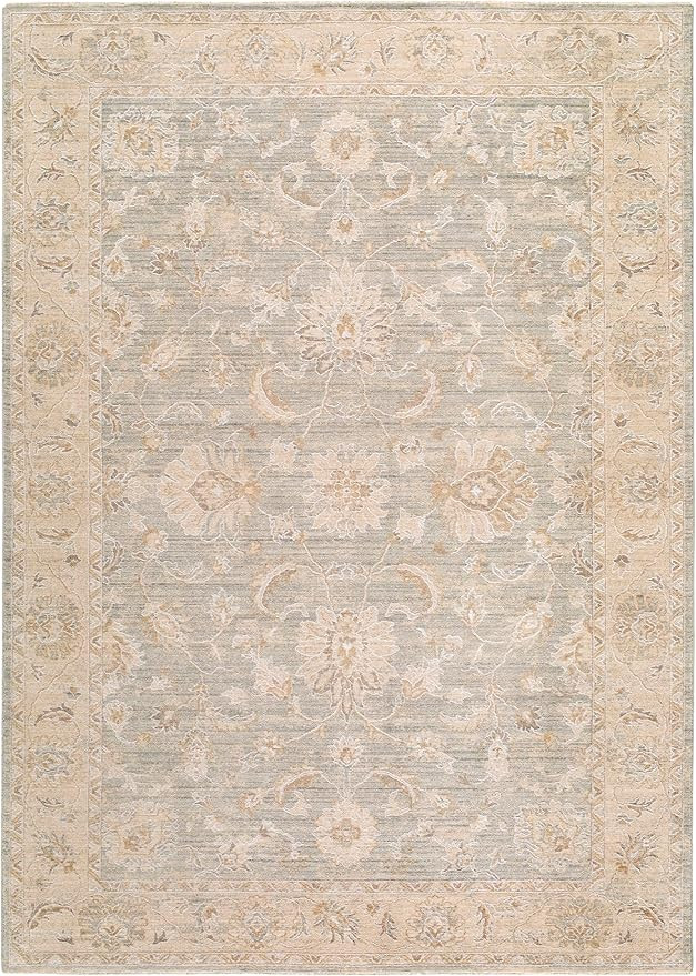 Livabliss x Rachel Zoe The Vintage Edit Traditional Area Rug, 2'7" x 10', Seafoam | Amazon (US)