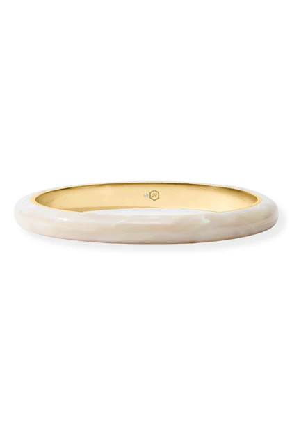 Julie Vos Madison Statement Colette Alabaster Bangle Bracelet | The Willow Tree