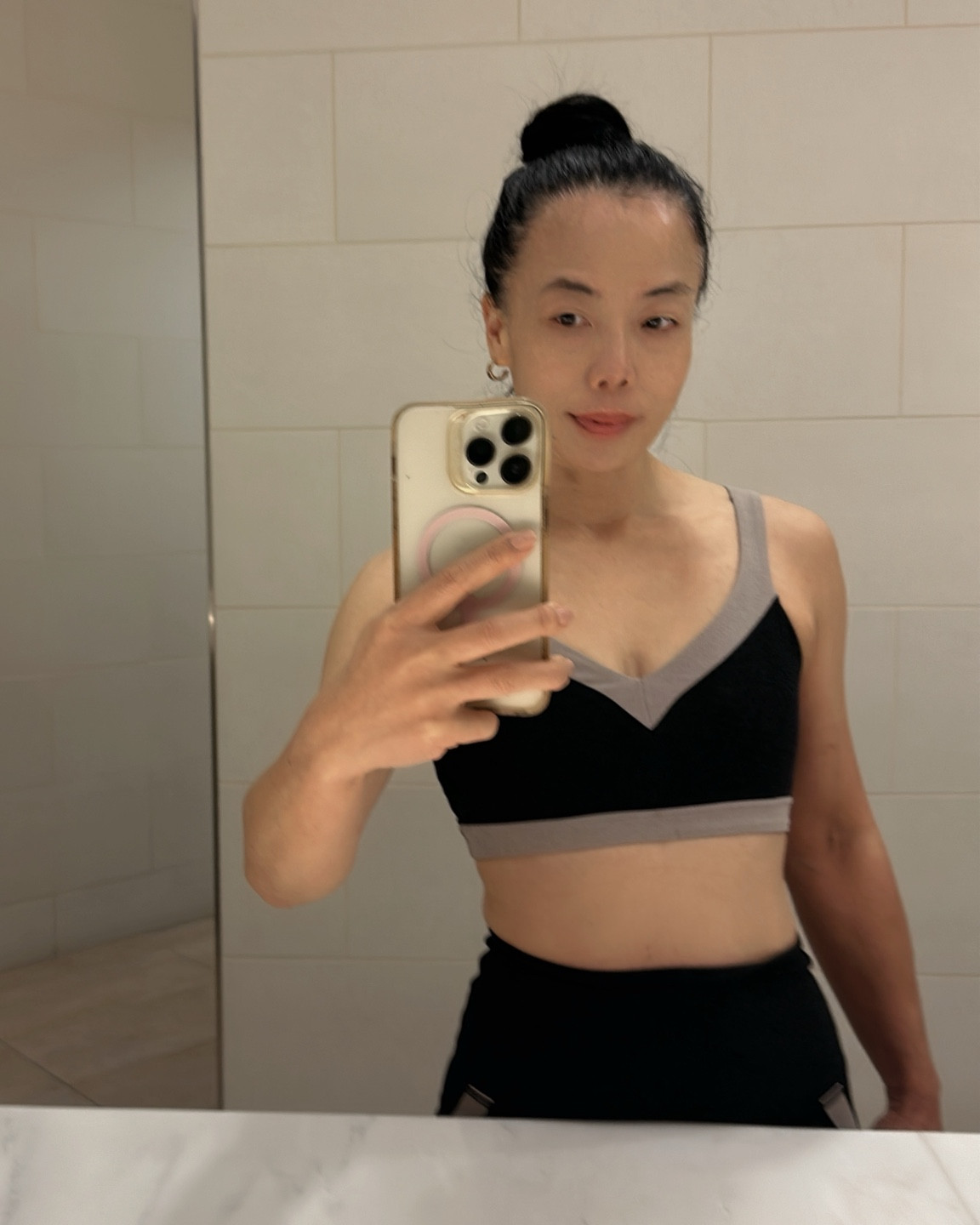 Sunday morning yoga. Like this set so much when I got them on sale. 

#LTKFitness #LTKFallSale #LTKOver40