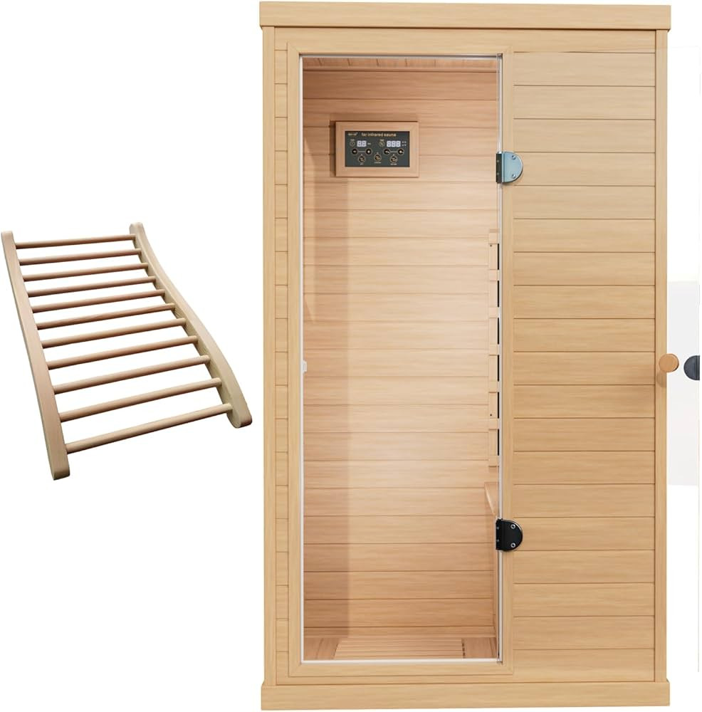 Amazon.com : LTCCDSS 2 Person Infrared Sauna, Hemlock Wooden Far Infrared Sauna for Home, with 17... | Amazon (US)