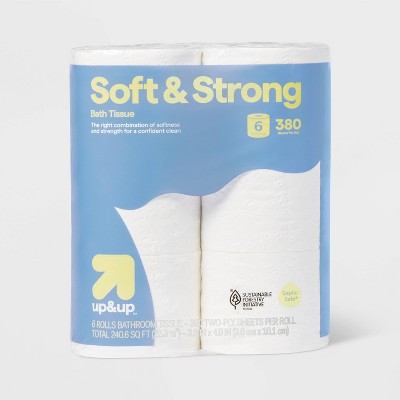 Soft & Strong Toilet Paper - 6 Rolls - up&up™ | Target