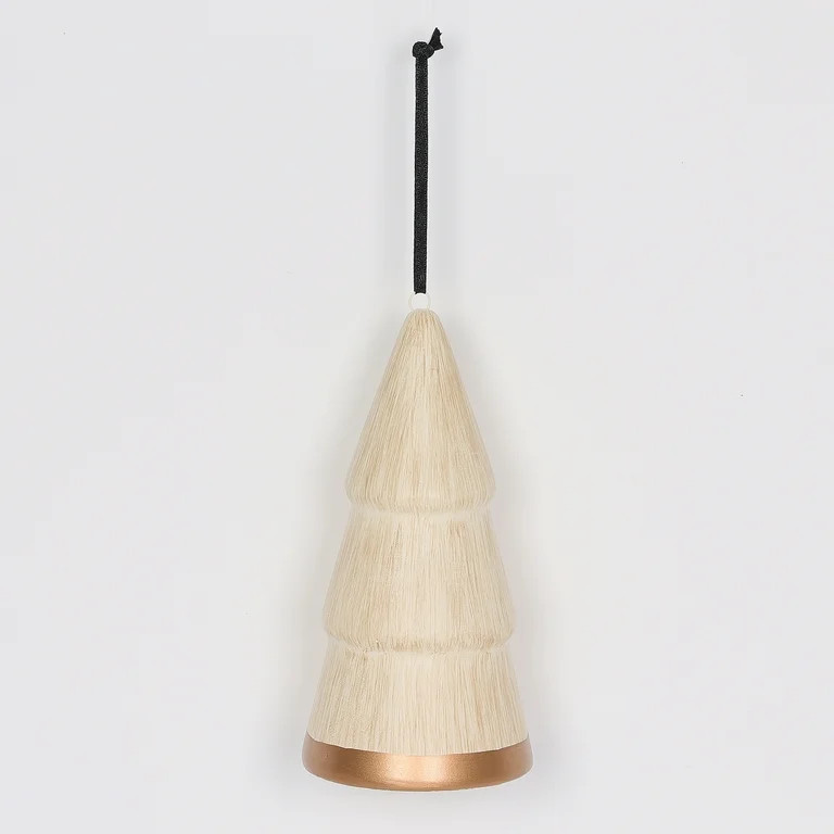 Brushed Brown Ceramic Tree Christmas Ornament, 5 in, by Holiday Time | Walmart (US)