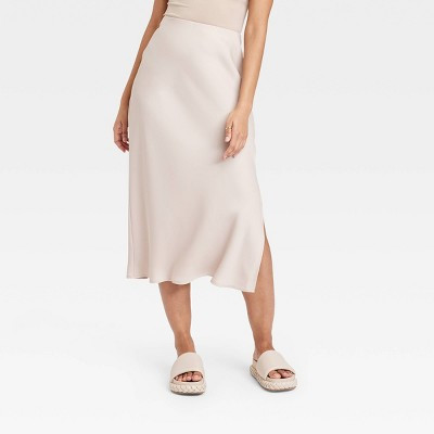 Women's Midi A-Line Slip Skirt - A New Day™ | Target