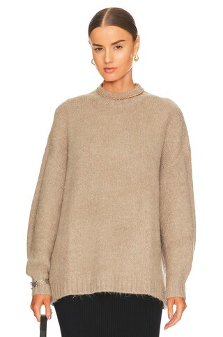 PISTOLA Carlen Mock Neck Sweater in Taupe from Revolve.com | Revolve Clothing (Global)