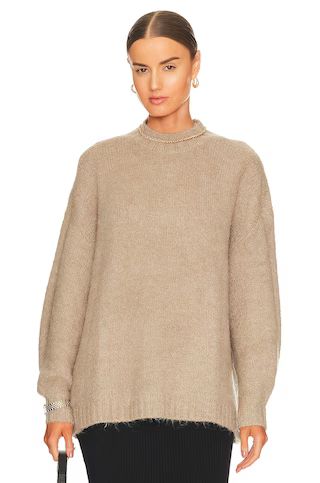 PISTOLA Carlen Mock Neck Sweater in Taupe from Revolve.com | Revolve Clothing (Global)
