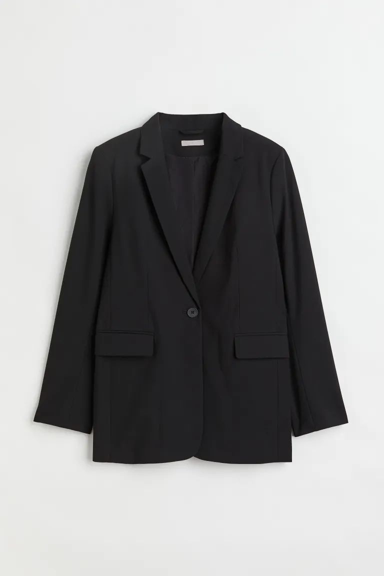 Single-breasted Jacket - Black - Ladies | H&M US | H&M (US + CA)