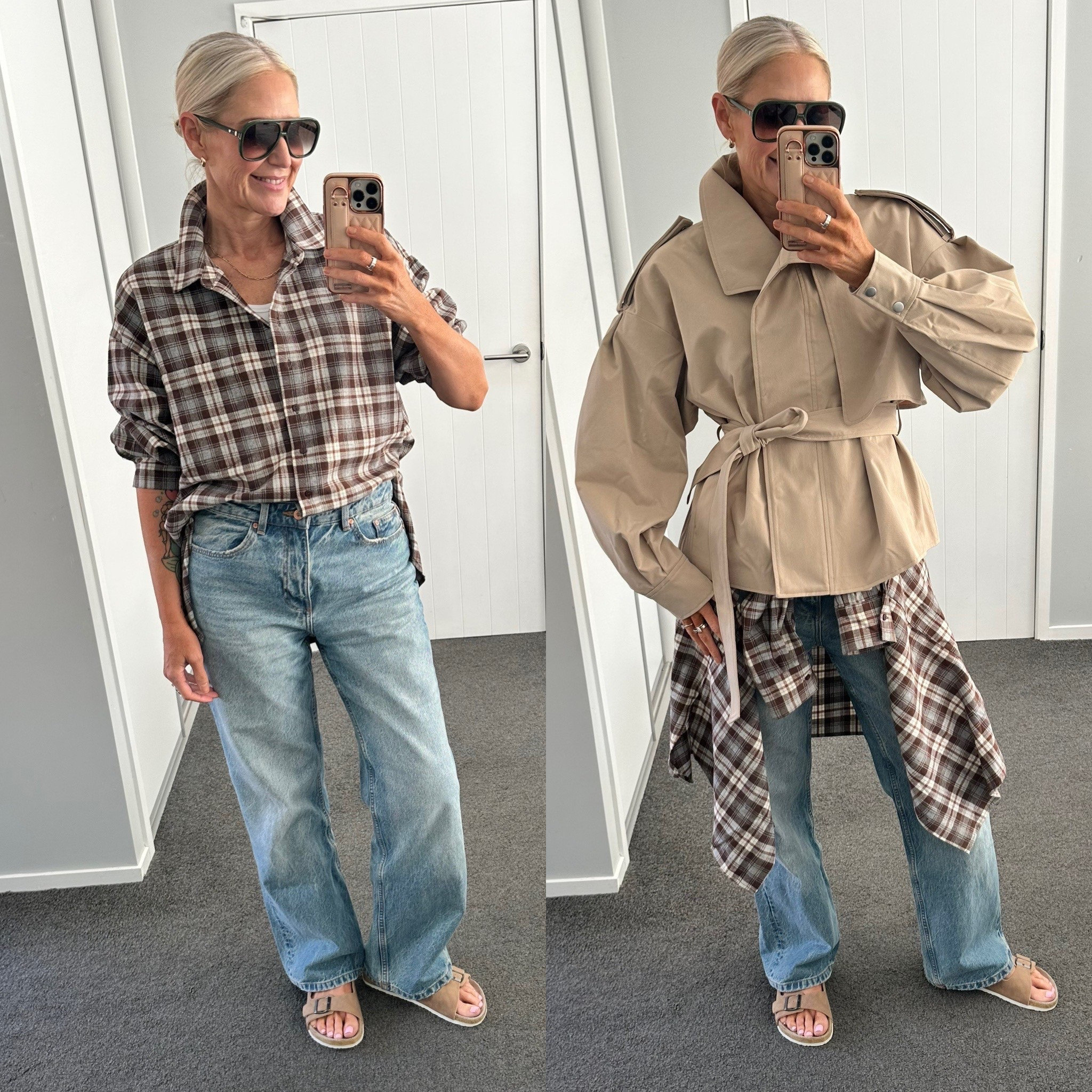 Two fabulous pieces I’ve invested in from Decjuba to update my look and take me through the cooler autumn days into winter. I’m in size XS/S in the shirt (it’s very oversized) and size 12 in the crop trench ❤️

#LTKaustralia #LTKautumn #LTKnewzealand