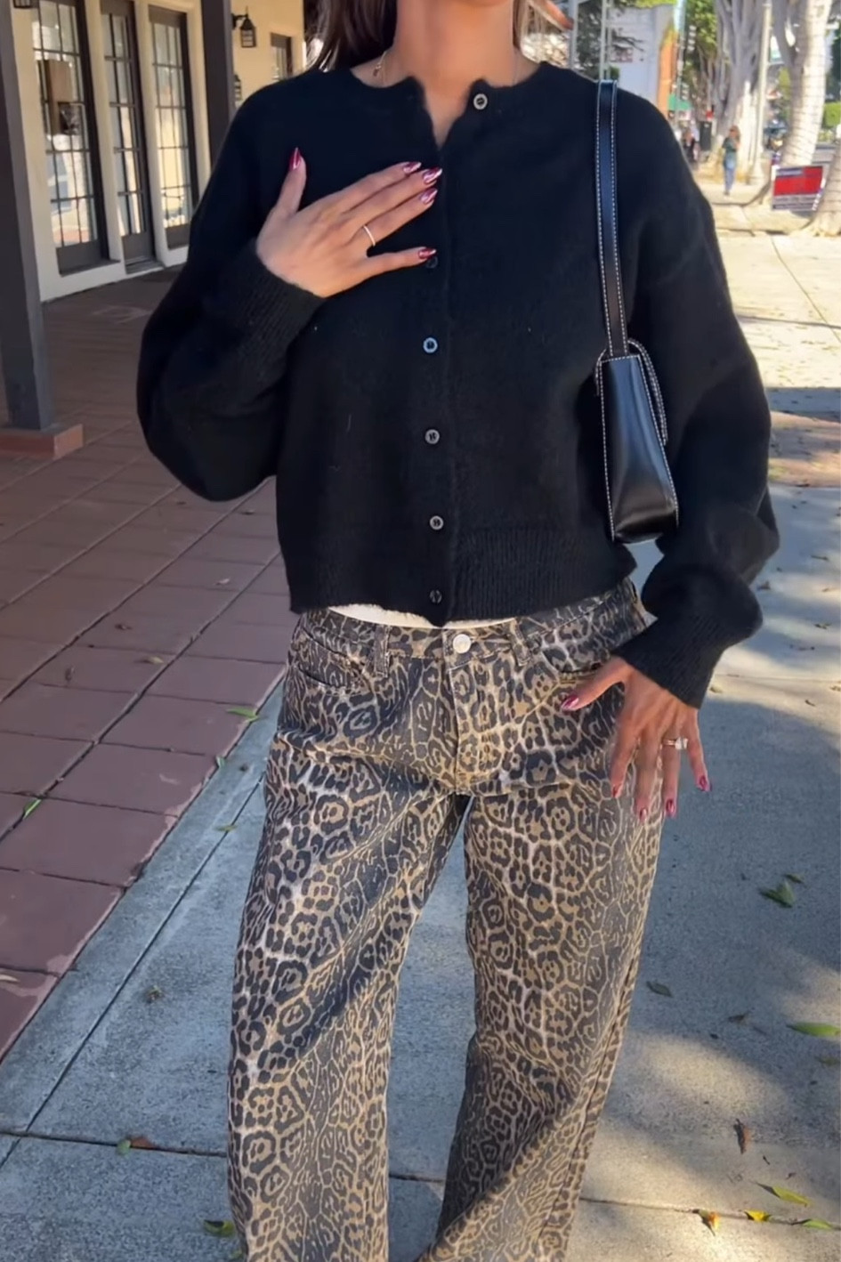 cute new fall outfit! 🍂

my cardigan is from white fox boutique. i linked some similar ones!

leopard print pants, black knit button up cardigan, amazon ballet flats, leopard print flats, fall outfits, holiday outfits, holiday nail colors

#LTKHoliday #LTKFindsUnder100 #LTKSeasonal