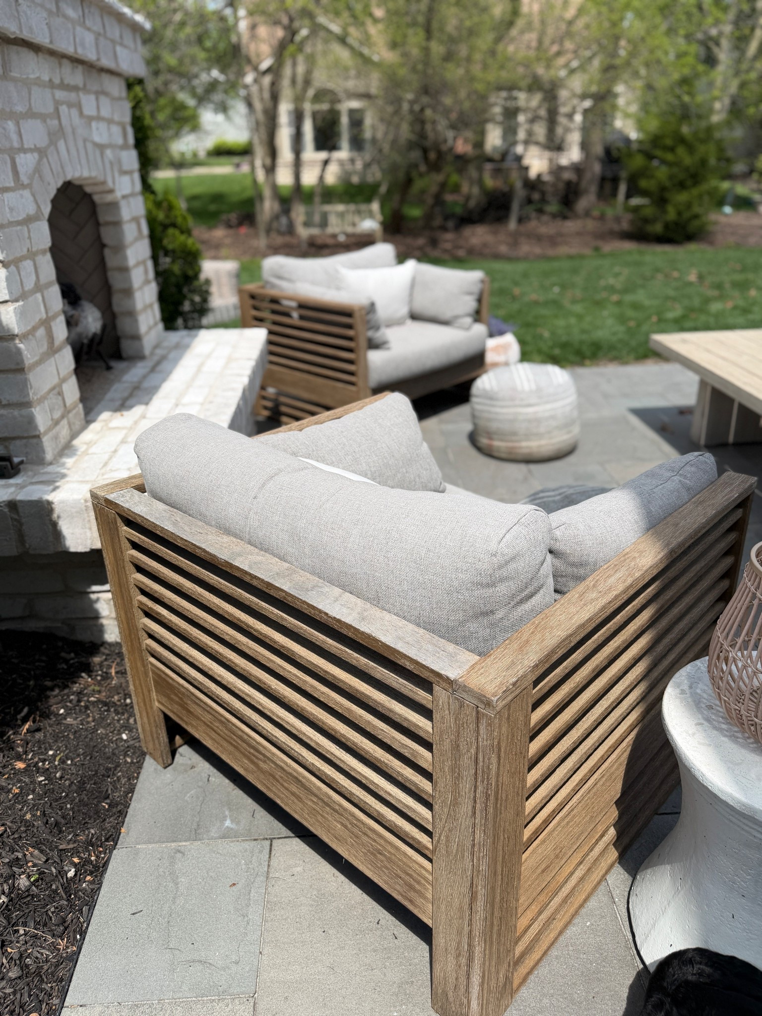 Loving these outdoor accent chairs! We’ve had these for almost 10 years and they are from West Elm!

#LTKSeasonal #LTKHome