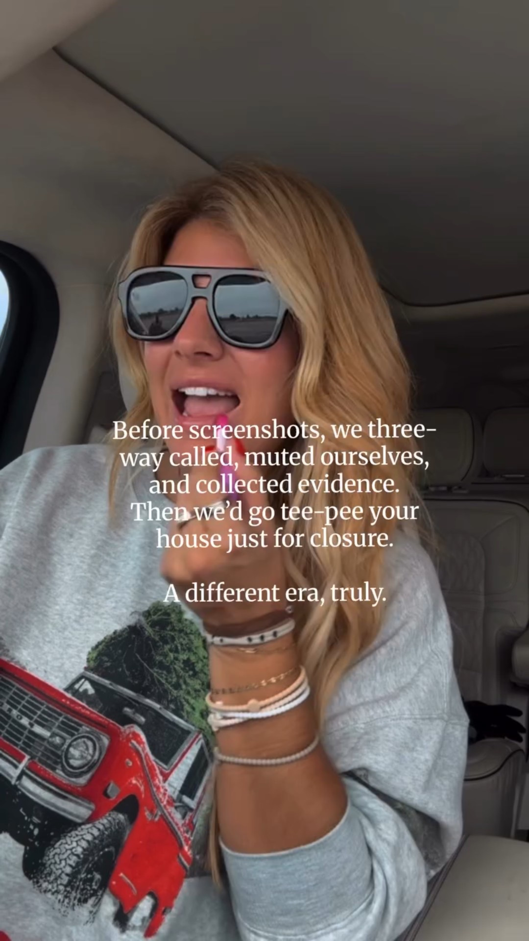 And now look at us… packing snacks and driving carpool. Now I’ve got a big SUV and 4 kids. Growth?? I think so. 

#millenialmom #90skid #millenialmode #sahm #motherhood #momlife #motherhood #momoffour #midwestmom #millenialfunny