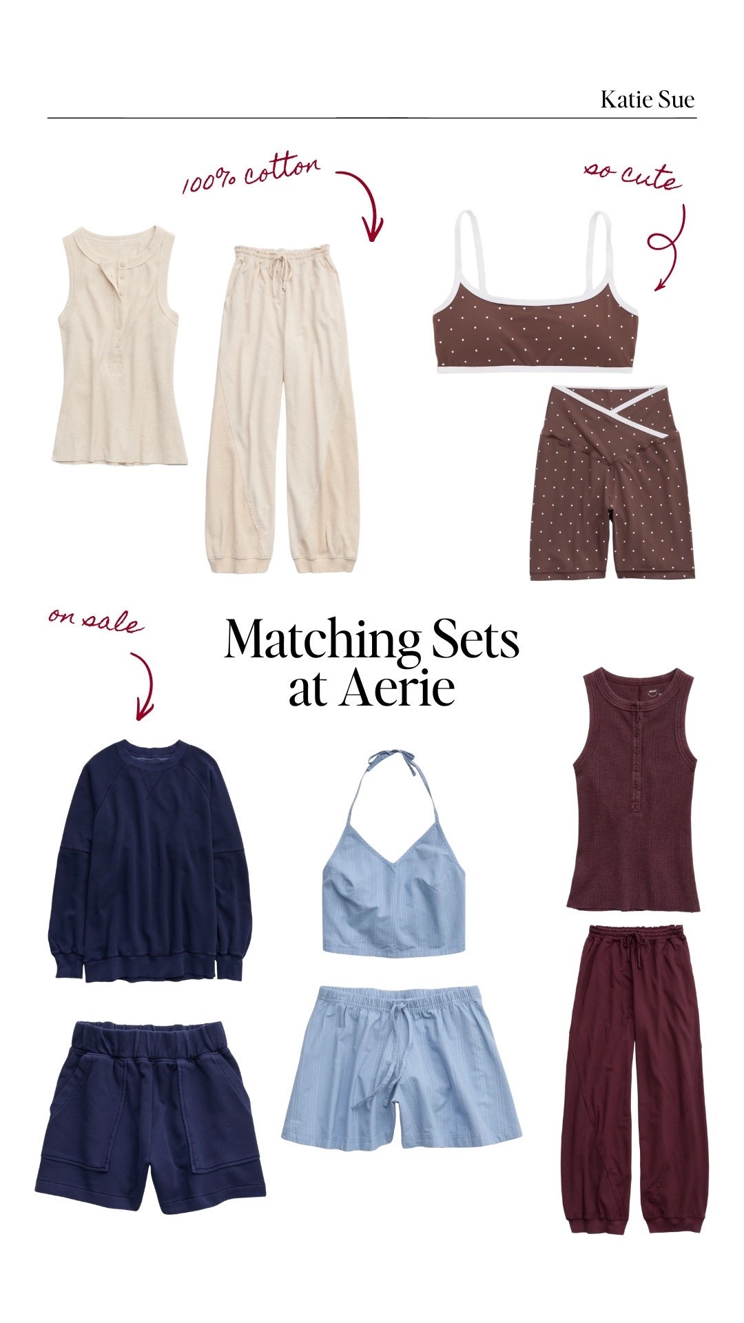 Matching sets at Aerie!

#LTKootd #LTKgrwm