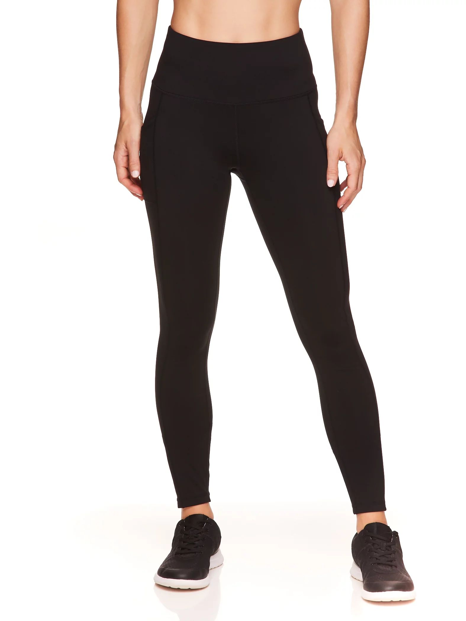 Reebok Women's Everyday High-Waisted Active Leggings with Pockets, 28" Inseam | Walmart (US)