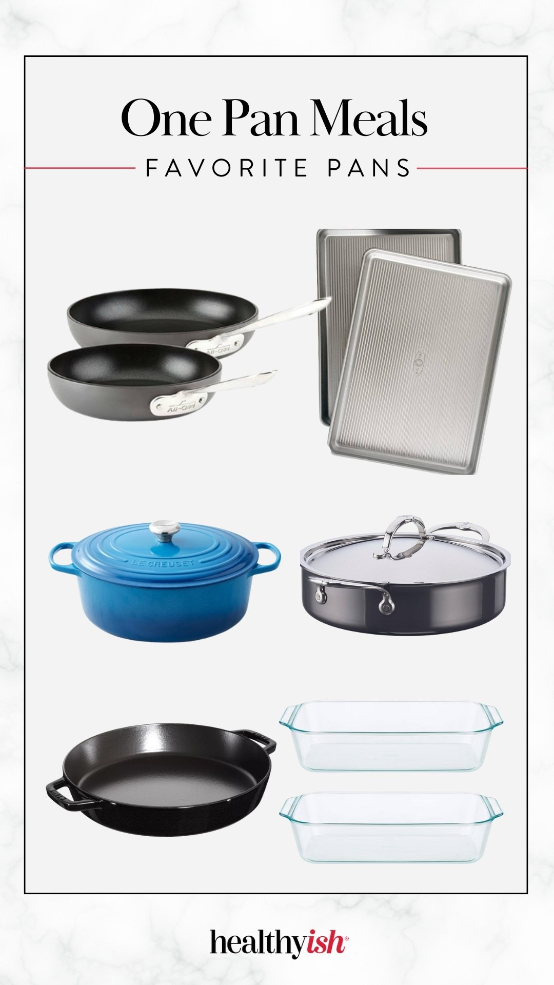 These are some of my favorite pans for one pan meals! 

#LTKFindsUnder100 #LTKSeasonal