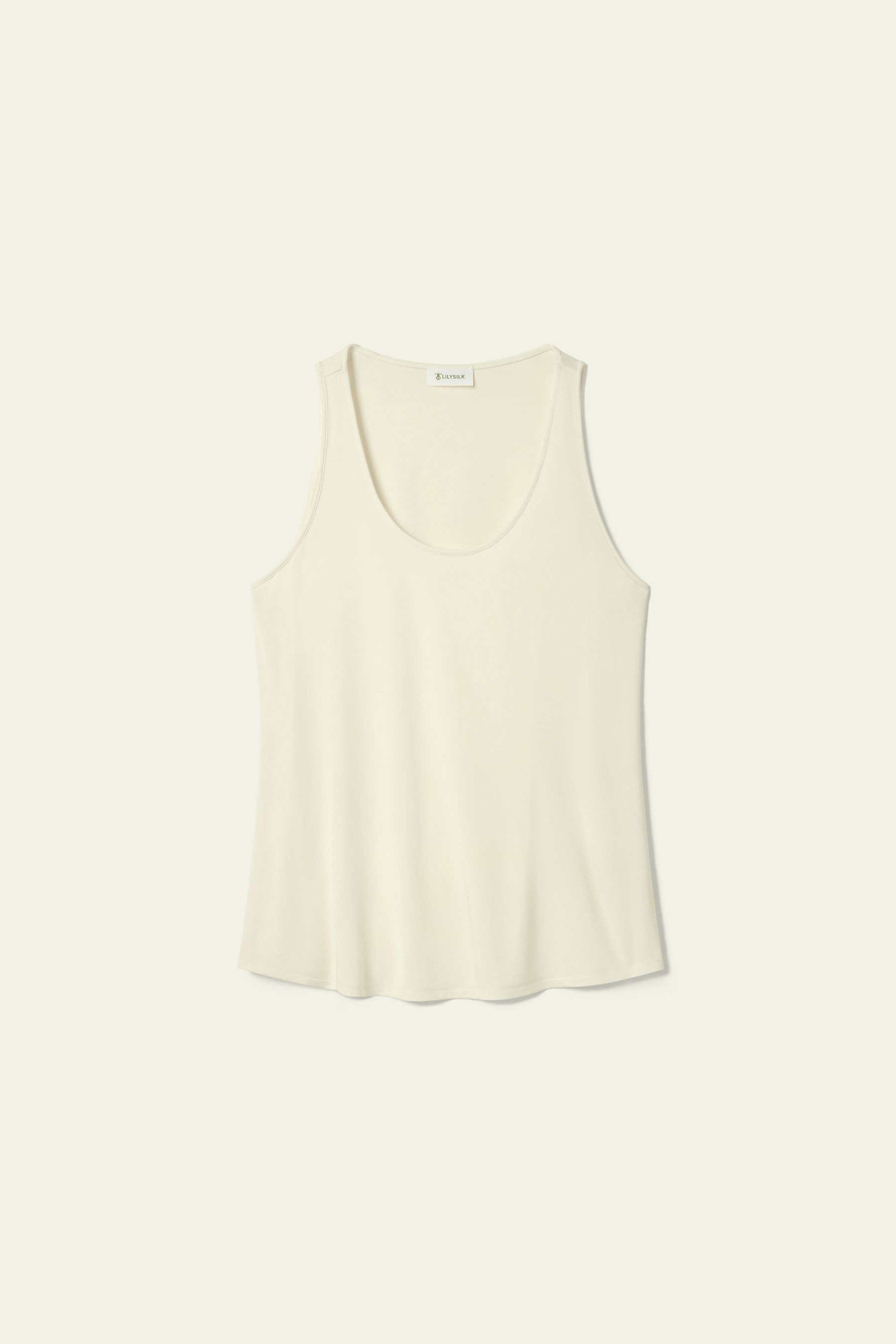 Silk Breeze Jersey Scoop Tank Top | LILYSILK