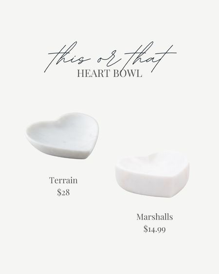 Cute little marble heart shaped bowls perfect for Valentine’s Day 🤍 

#LTKhome #LTKSeasonal #LTKFind