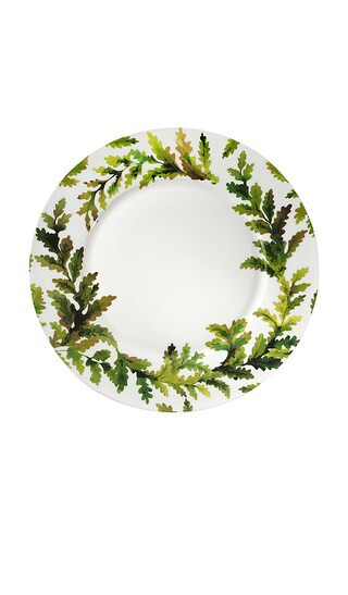Chefanie Green Leaves Dinner Plate in Beauty: NA. | Revolve Clothing (Global)