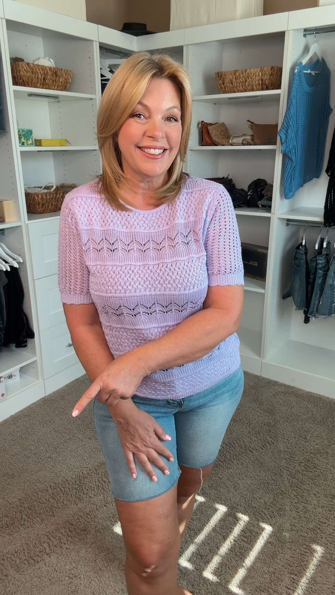 The crewneck keeps things simple and classic while the short sleeves make this sweater ideal for warmer days or layered looks. This cute spring top is a perfect blend of comfort and style. 

#LTKFindsUnder50 #LTKMidsize #LTKOver40
