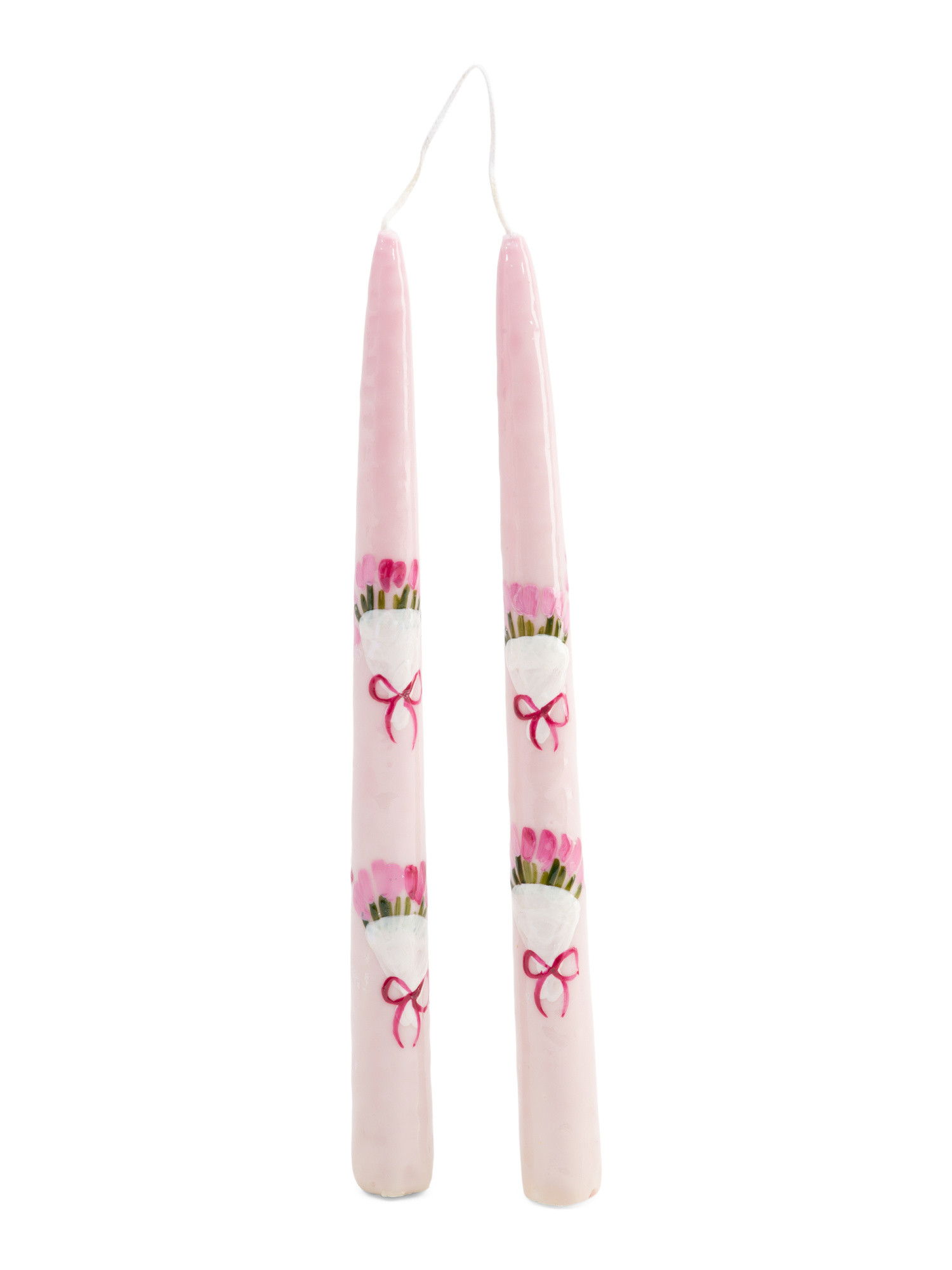 Set Of 2 13in Flower Bouquet Taper Candles | Candles | Marshalls | Marshalls