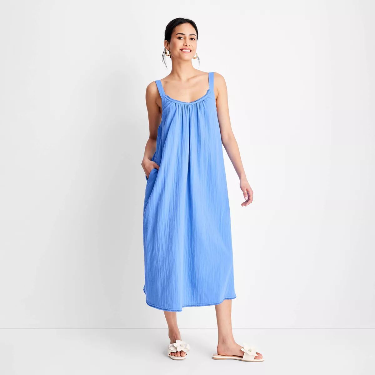 Women's Sleeveless Low Back Maxi Dress - Future Collective™ with Jenny K. Lopez | Target