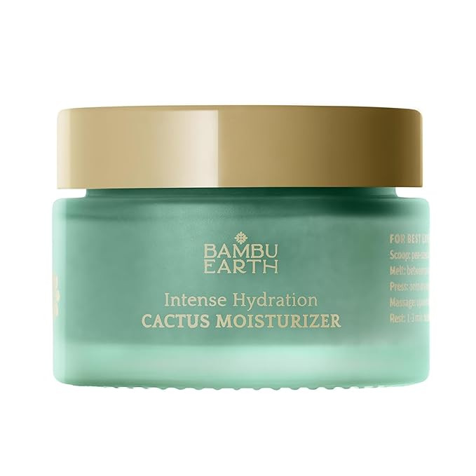BAMBU EARTH Intense Hydration Cactus Face Moisturizer - Deeply Hydrate with Pressed Serum Formula... | Amazon (US)