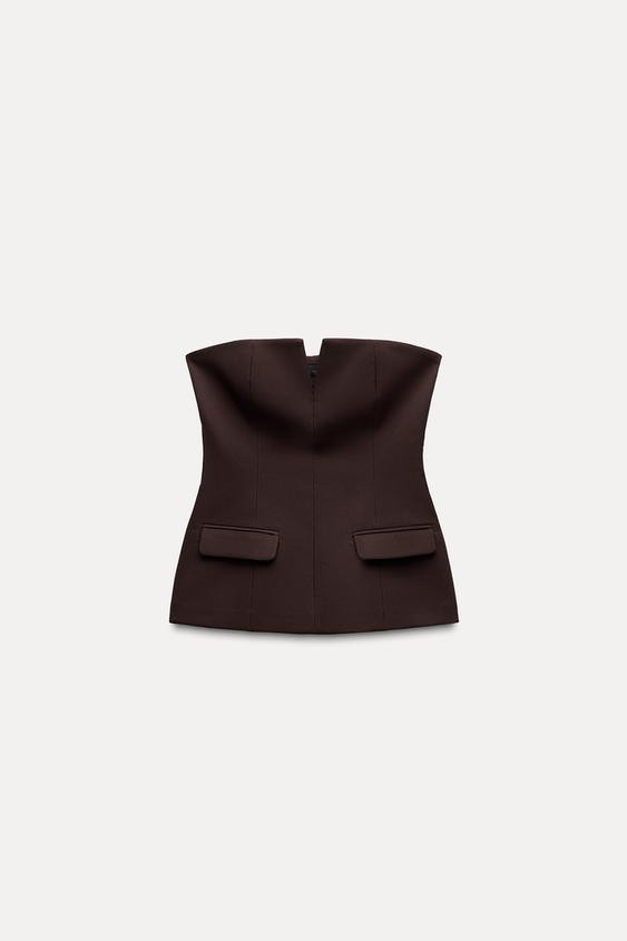 STRAPLESS TOP | Zara UK
