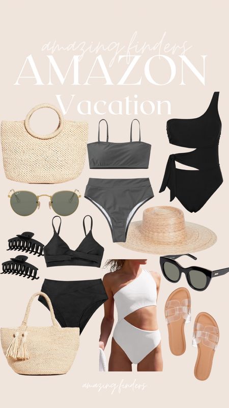 Amazon vacation,
Amazon resort, 
Amazon swim, 
One piece swimsuit,
Amazon sunglasses,
Amazon beach, 
Amazon bikini,
Amazon straw bag,
Beach wear,
Swim wear, 
Beach accessories,
Beach finds, 
Spring break accessories, 
Spring break outfit,
Vacation needs,
Pink Queen Women's Removable Strap Wrap Pad Cheeky High Waist Bikini Set Swimsuit,
TOLENY Women One Shoulder Cutout One Piece Swimsuit Tie Waist Monokini Bikinis,
Women's One Piece Ribbed Swimsuit One Shoulder Cutout Swimwear Sexy Bathing Suit,
CUPSHE Women's Bikini Sets Two Piece Swimsuit High Waisted V Neck Twist Front Adjustable Spaghetti Straps Bathing Suit,
Mar Y Sol Women's Milos Bag,
Mar Y Sol Women's Serena,
L*Space Dean Hat,
Lack of Color Women's Palma Wide Boater Hat,
8 Pack 4.3 Inch Large Hair Claw Clips for Women Thin Thick Curly Hair , Big Matte Banana Clips,90's Strong Hold jaw clip,Neutral Colors,
Ray-Ban RB3447 Metal Round Sunglasses,
Le Specs Women's Air Heart Sunglasses,
The Drop Women's Monika Flat H-Band Slide Sandal,
The Drop Women's Paris Square Toe Two Strap Flat Sandal.




#LTKtravel #LTKswim #LTKsalealert