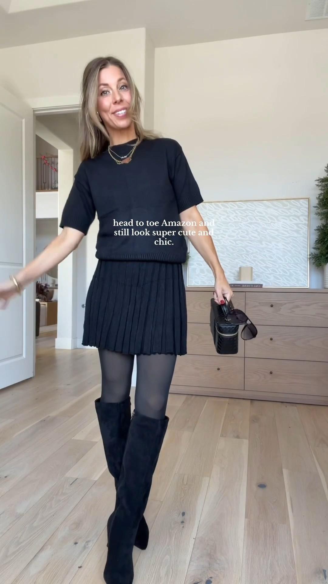 Cutest short sleeve Amazon sweater and skirt set!! 


#LTKFindsUnder100 #LTKootd #LTKFindsUnder50