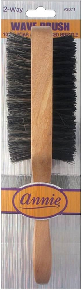 Annie- 2 Way Wooden Wave Brush #2071 - 100% Boar - Sturdy and Thick for Any Hair | Amazon (US)