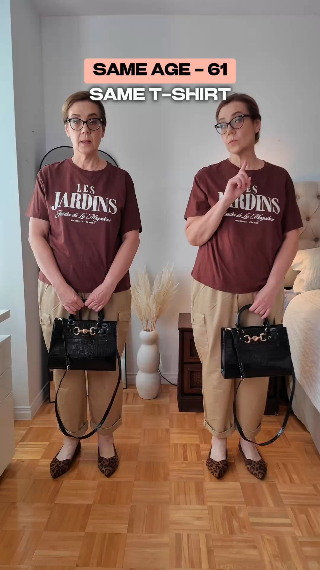 How to wear graphic t-shirts. Vote Left or Right?
Save for inspiration and share with a friend who loves her graphic tees.
Follow for more easy tips on style, beauty and lifestyle for women over 50.
#summeroutfits
#styleover50
#graphicteeoutfit
#outfitideas

#LTKsummer #LTKover50style #LTKstyletip