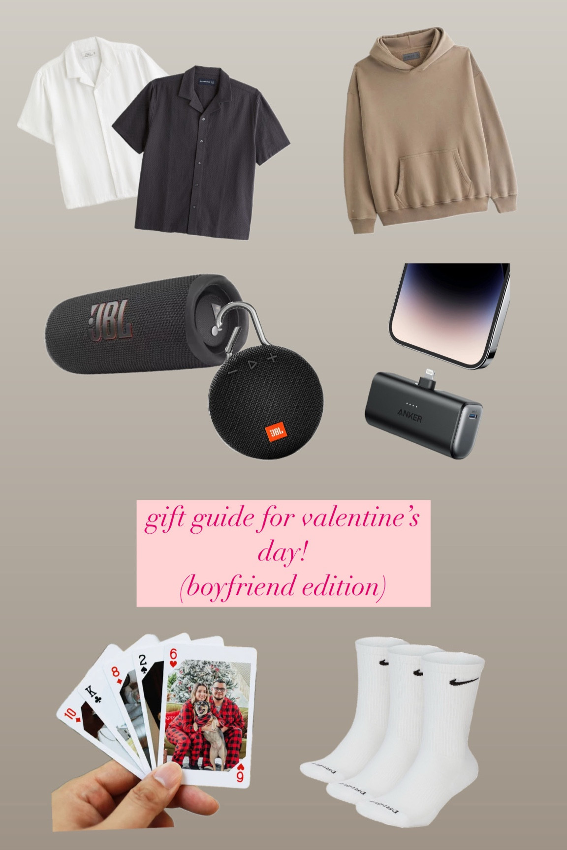 gift guide for the girls that don’t know what to get their bfs for valentine’s day!!