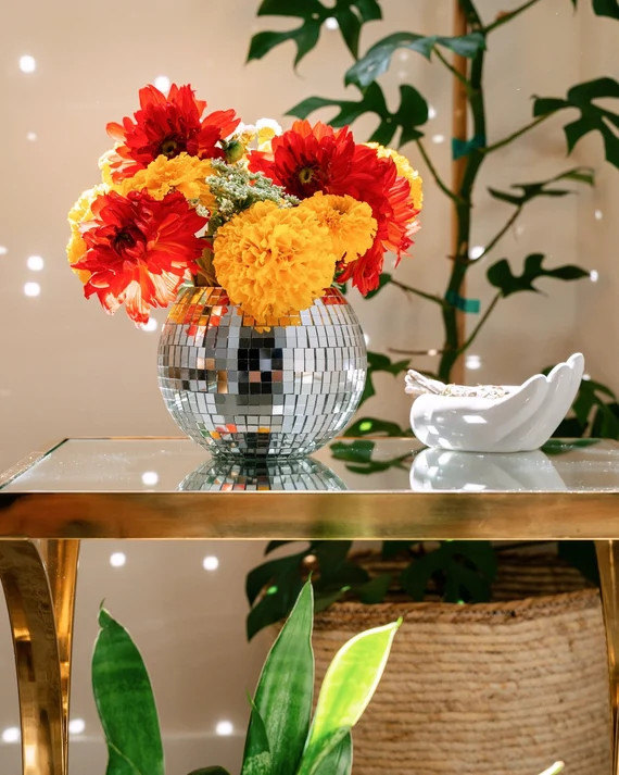 Disco Ball Planter 6 With Flat Base  Macrame Plant | Etsy | Etsy (US)