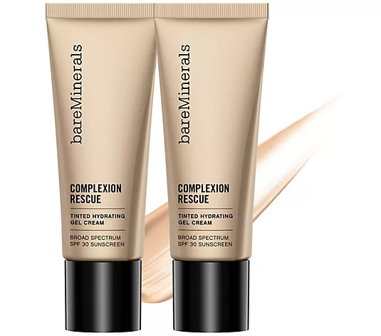 bareMinerals Complexion Rescue Tinted Moisturizer Duo w/ SPF 30 - QVC.com | QVC