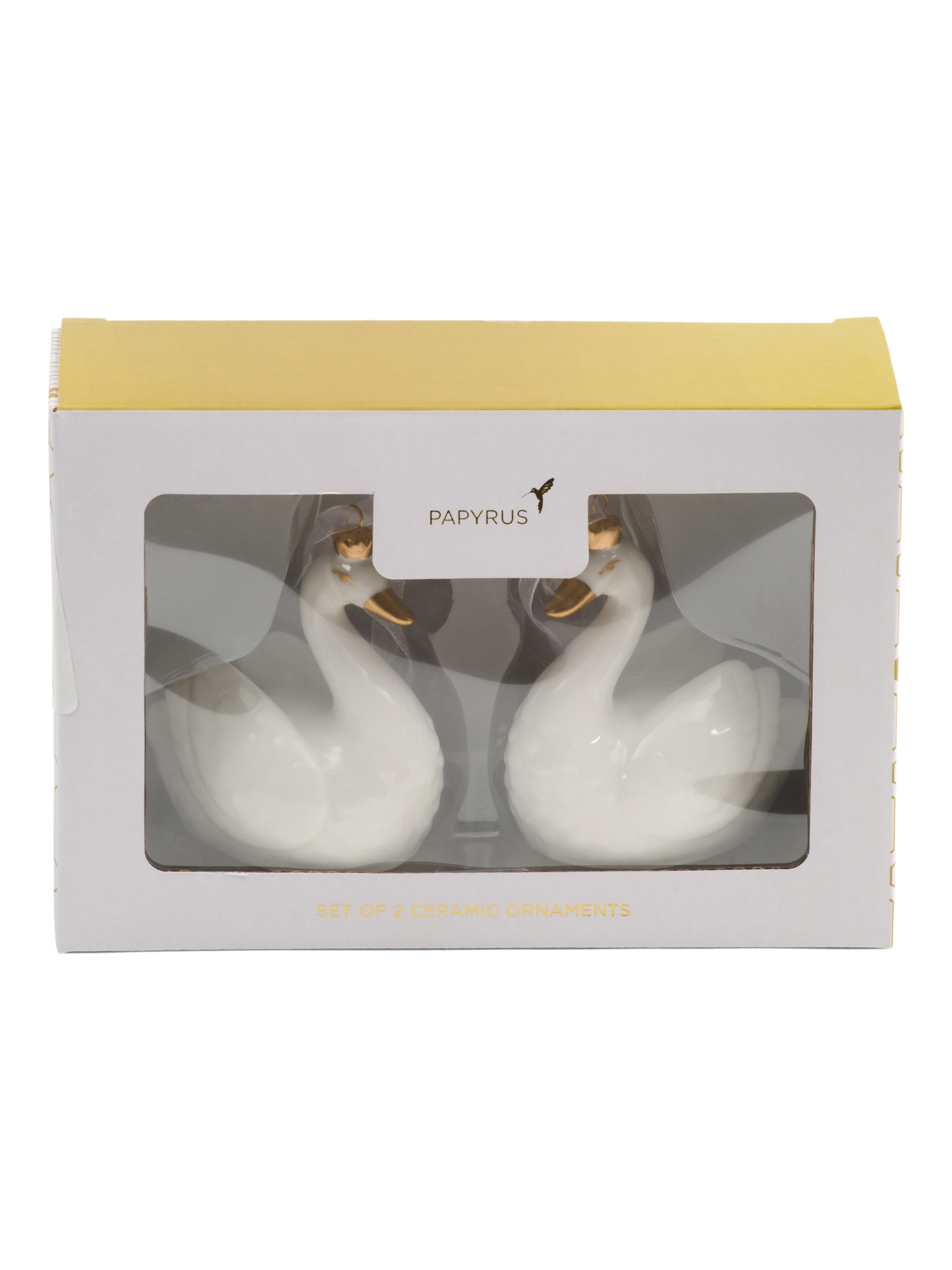 2pk Ceramic Swan Ornaments | Pillows & Decor | Marshalls | Marshalls