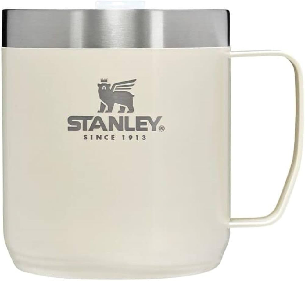 STANLEY Stay-Hot Camp Mug 12 oz | Press Fit Drink Through Lid | Cup for Coffee, Tea and Drinks | ... | Amazon (US)
