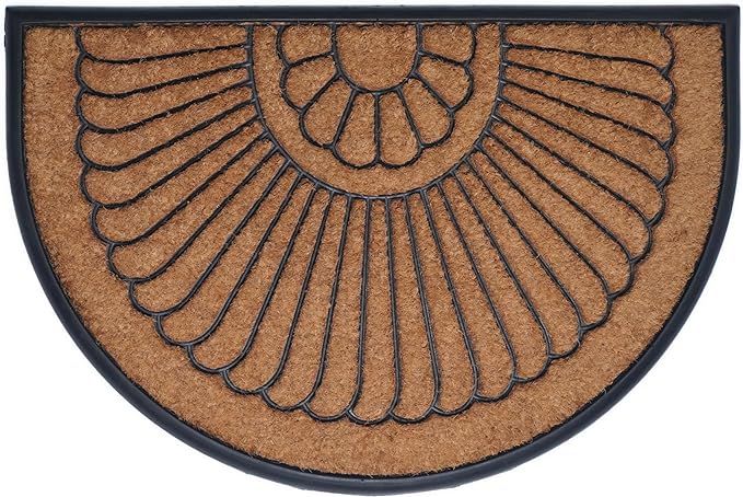 Calloway Mills Shell Coir and Rubber Heavy-Duty 24" X 36" Over-Sized Doormat | Amazon (US)