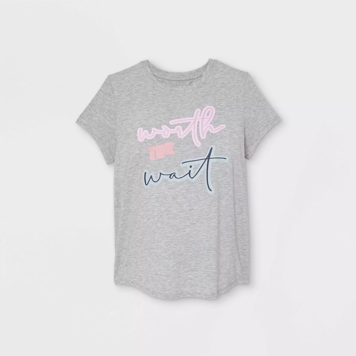 Worth the Wait Short Sleeve Graphic Maternity T-Shirt - Isabel Maternity by Ingrid & Isabel™ Gr... | Target