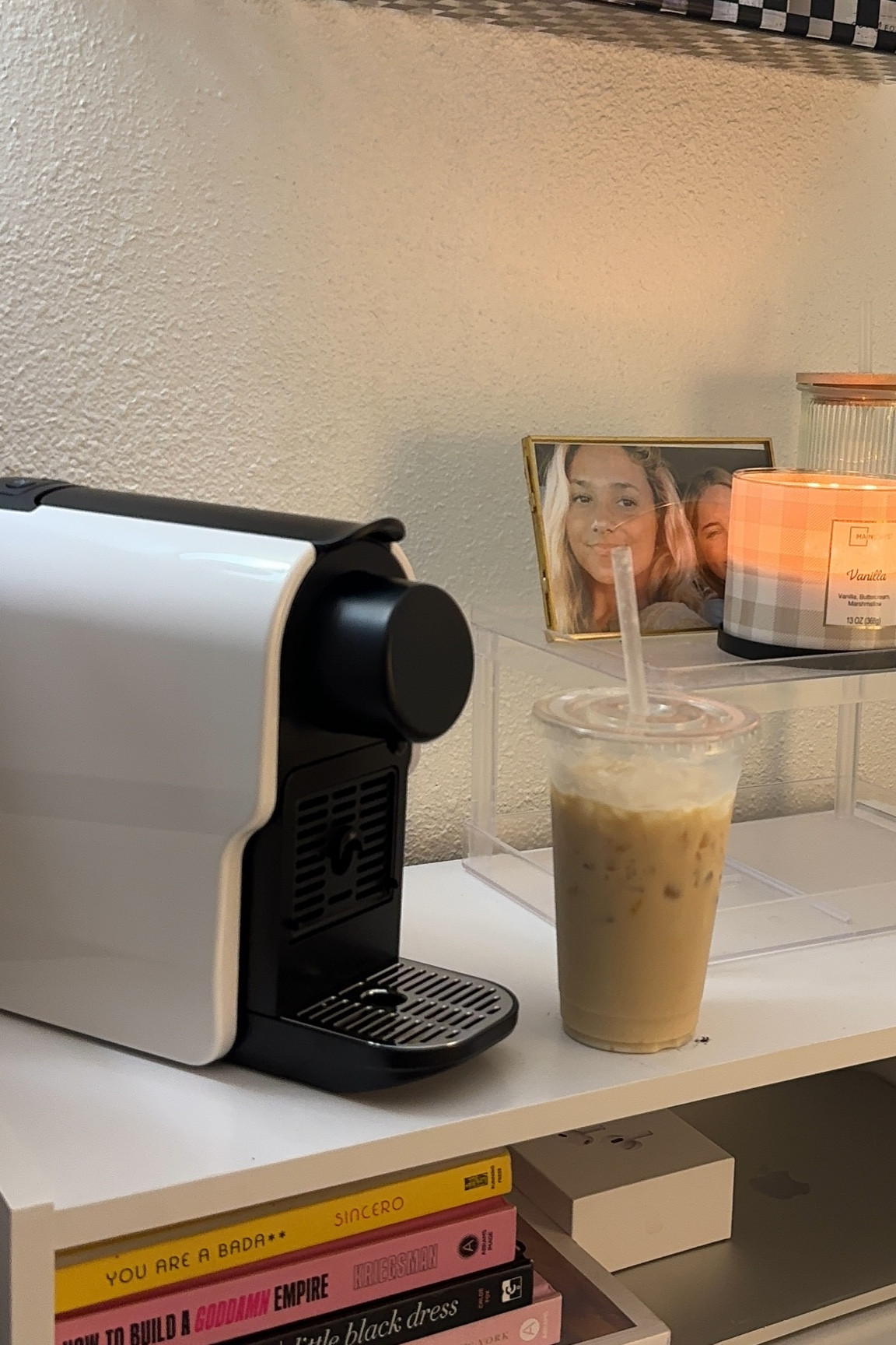 my PERFECT espresso machine ☕️🍦 it’s so small and perfect in my room. it’s so easy to use, pop a pod in press 1 shot or 2 shots and it’s made. Also found all these pods that are gonna last me 160 coffees, that’s HALF A YEAR!! investing in this instead of starbucks every morning was 1000% worth it and taste sm better! #coffeeaddict

#LTKHome