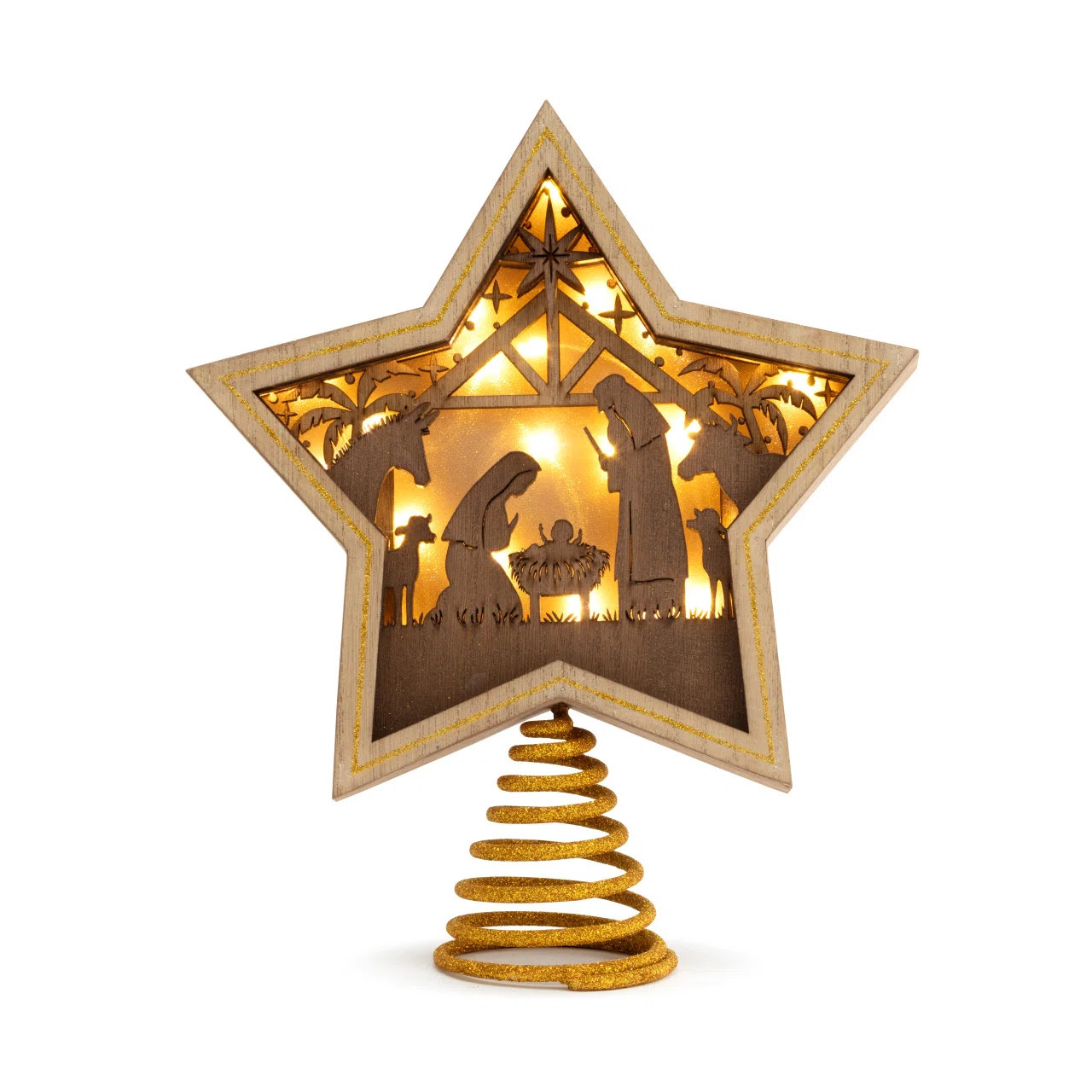 The Holiday Aisle® Star Nativity Tree Topper & Reviews | Wayfair | Wayfair North America