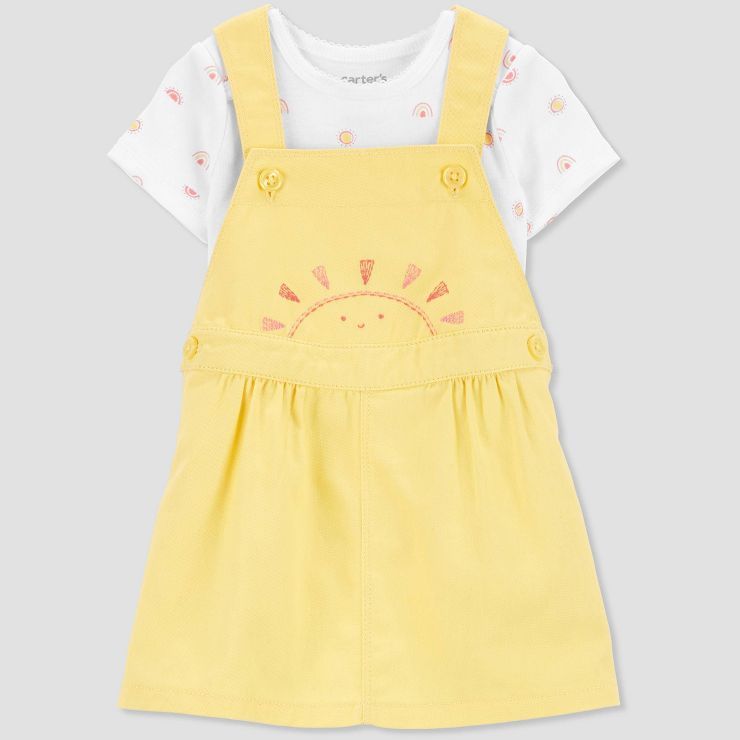 Carter's Just One You®️ Baby Girls' Sun Top & Bottom Set - Yellow | Target