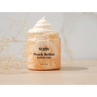 Peach Bellini Whipped Body Butter, Non Greasy Scented Frosting, Natural Butter | Etsy (US)