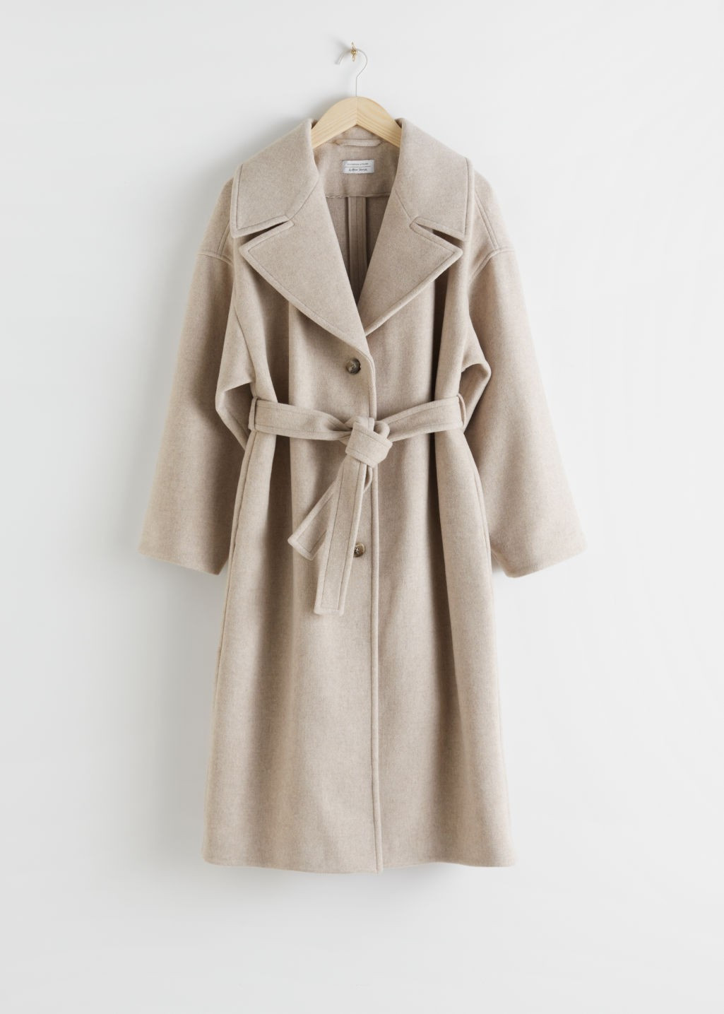 Oversized Wool Blend Belted Coat | & Other Stories (EU + UK)