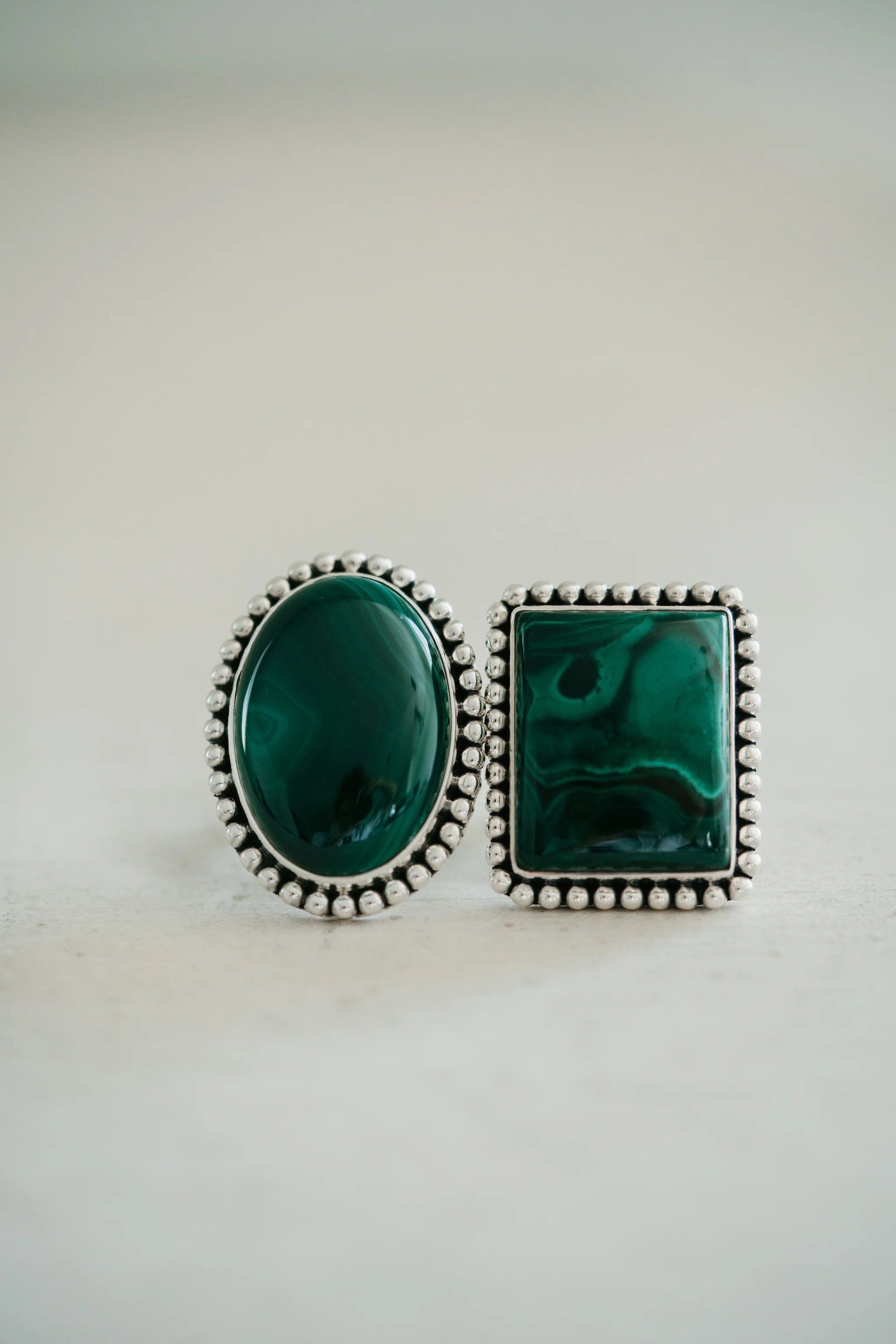 Betsy Ring | Malachite | Goldie Lew Jewelry