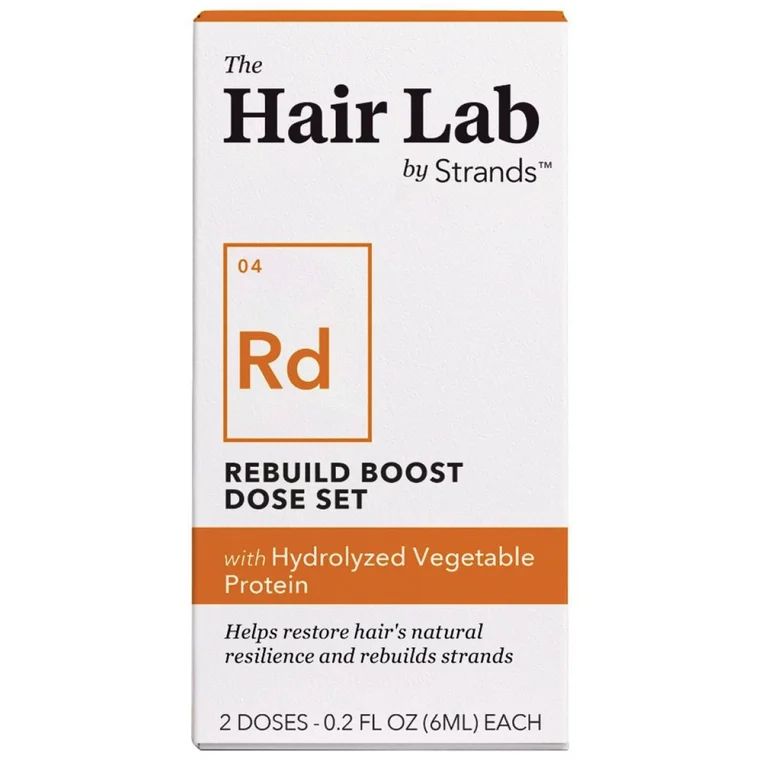 The Hair Lab Rebuild Boost Shampoo & Conditioner Dose Set with Hydrolyzed Vegetable Protein to St... | Walmart (US)