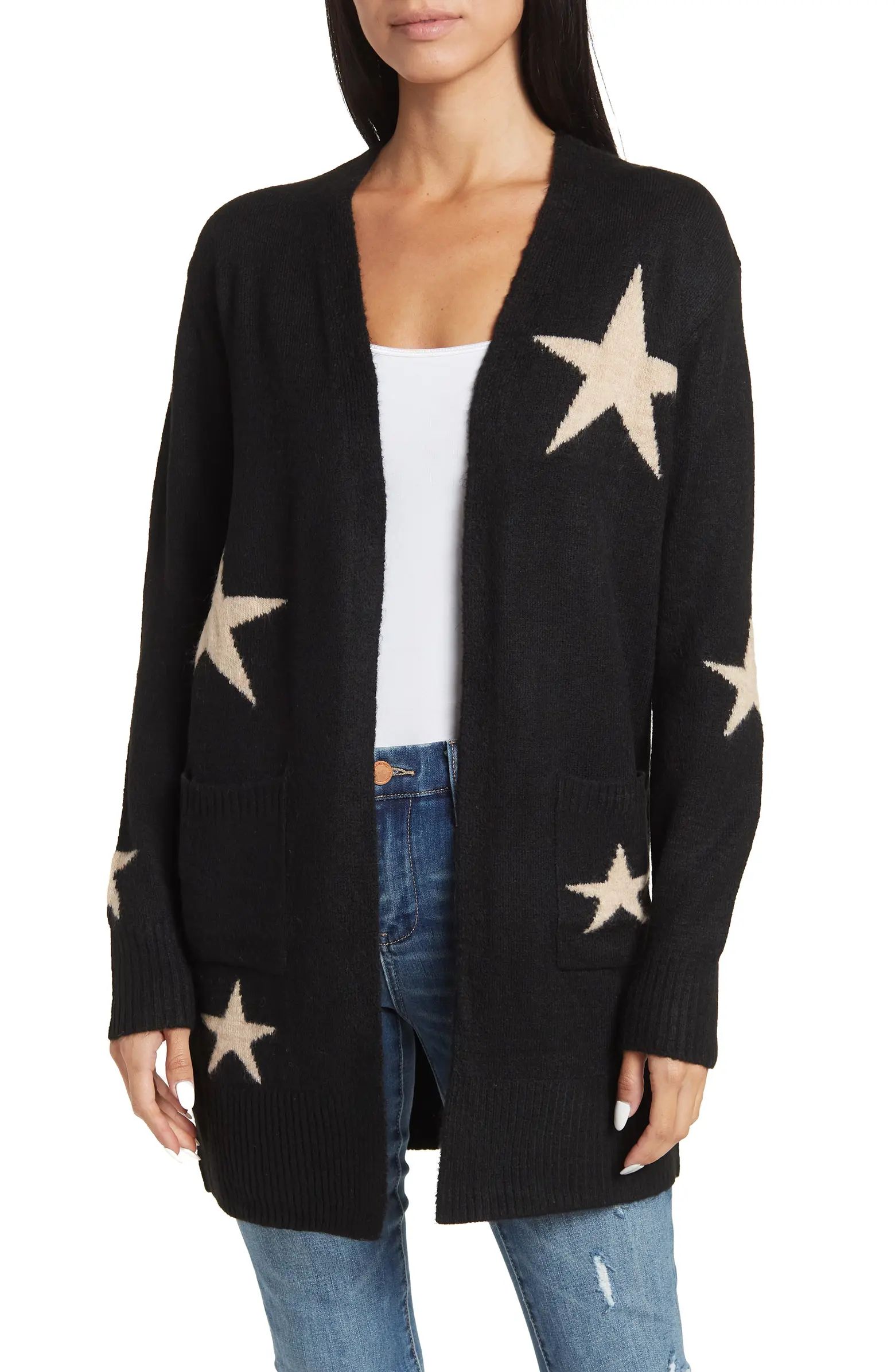 Intarsia Star Print Cardigan | Nordstrom Rack