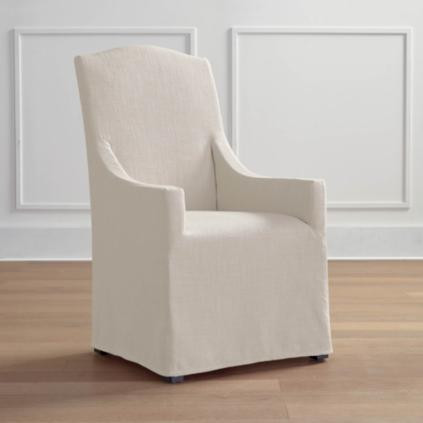 Turin Slipcovered Dining Arm Chair | Frontgate