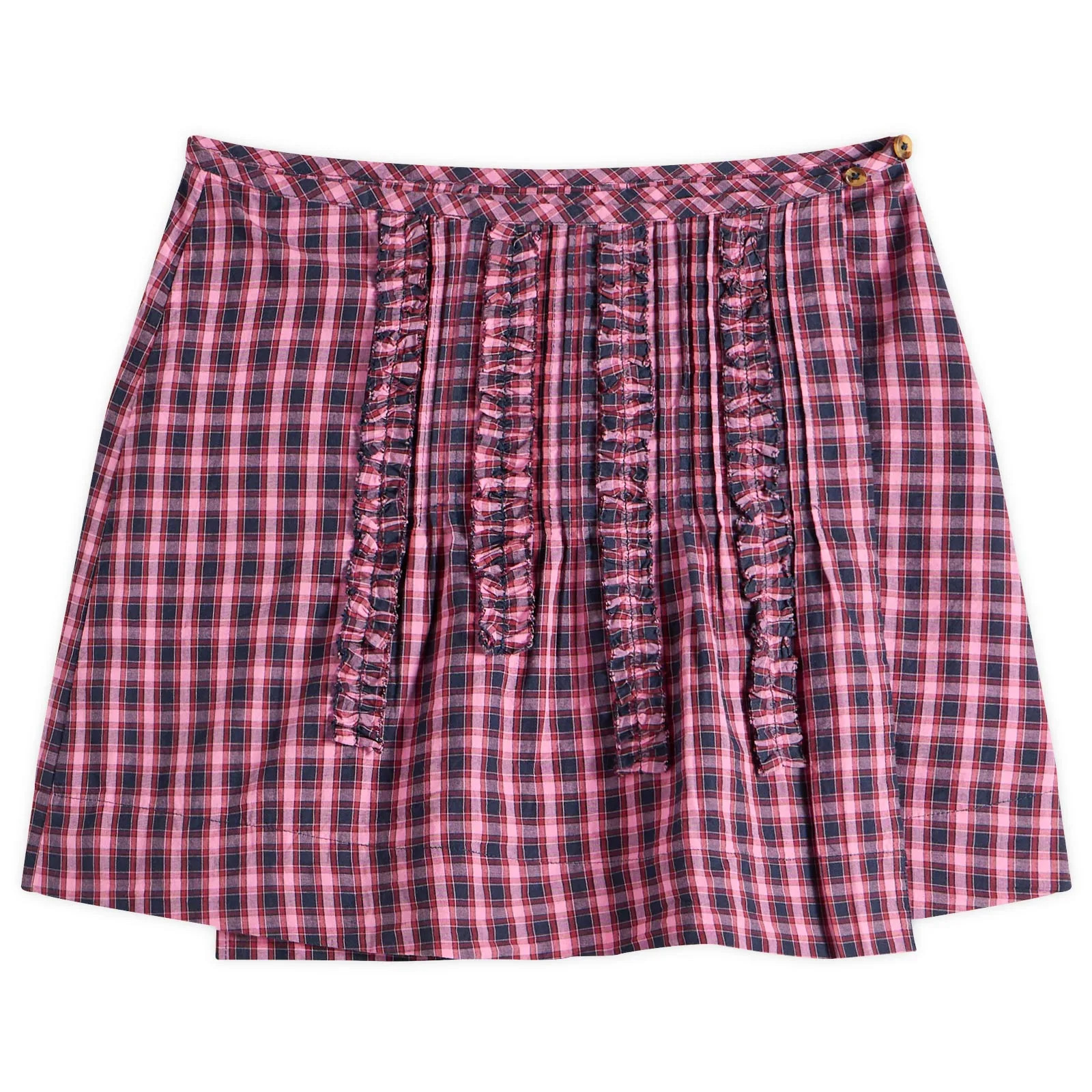 Damson Madder Women's Glinda Mini Skirt Magenta | END. Clothing