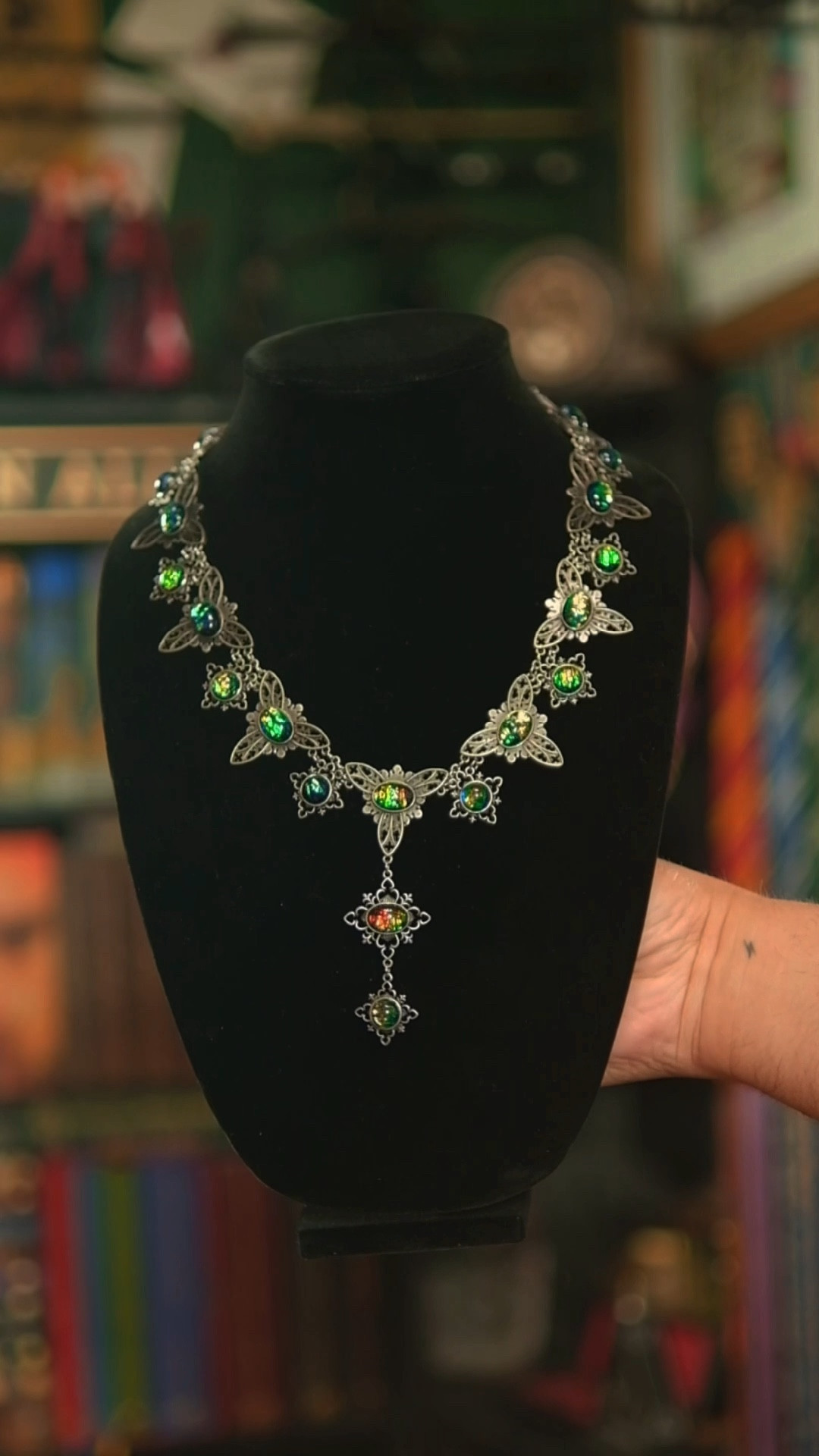 Cursed necklace display 