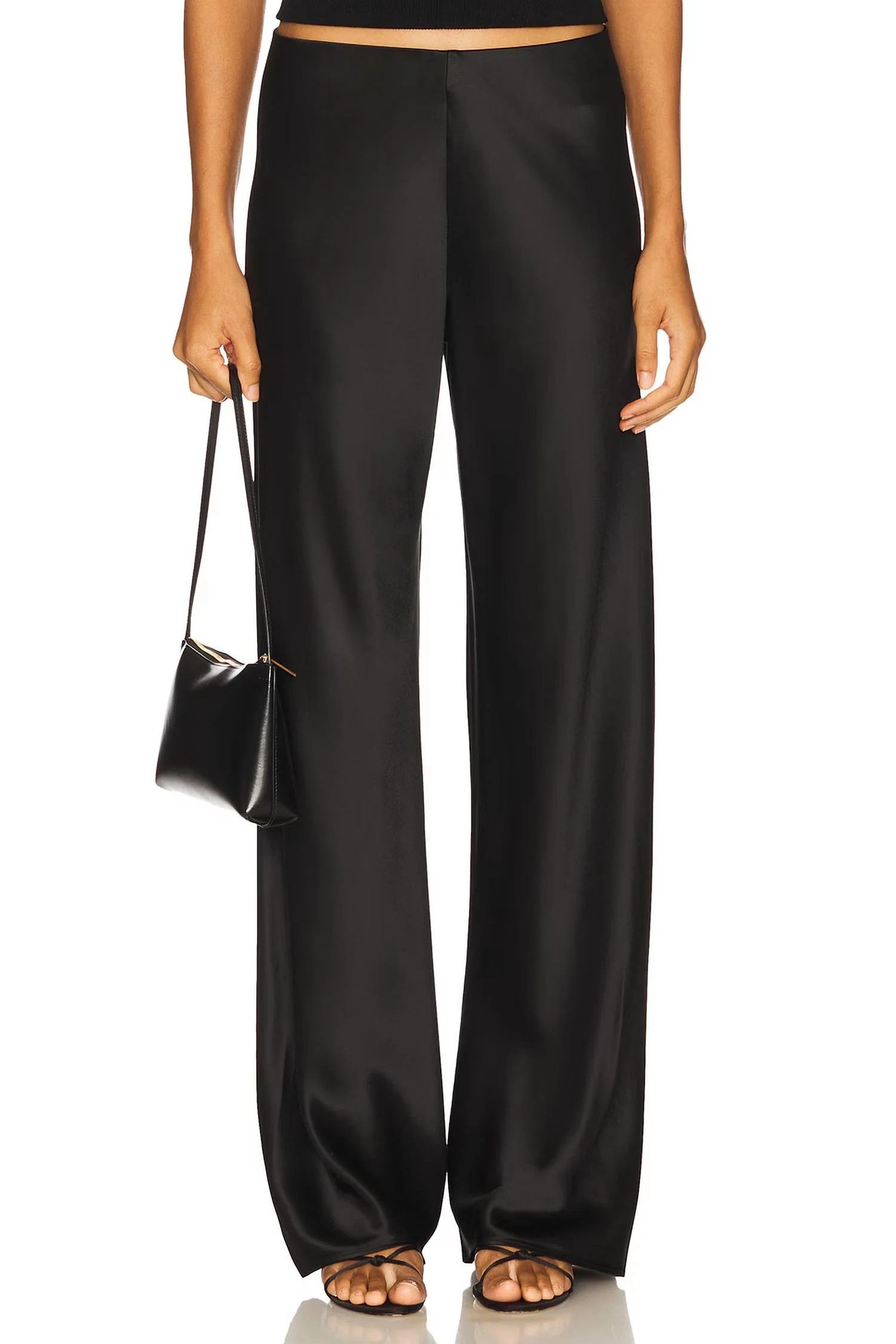 Bristol Mid Rise Pants In Black | Shop Simon