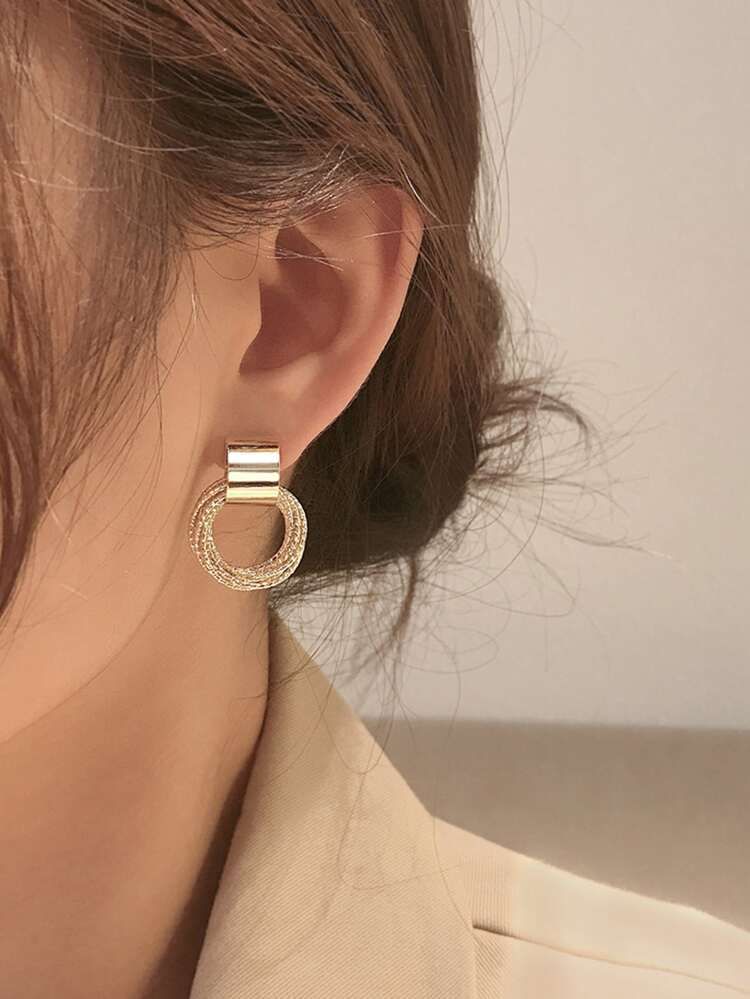 Circle Decor Earrings | SHEIN
